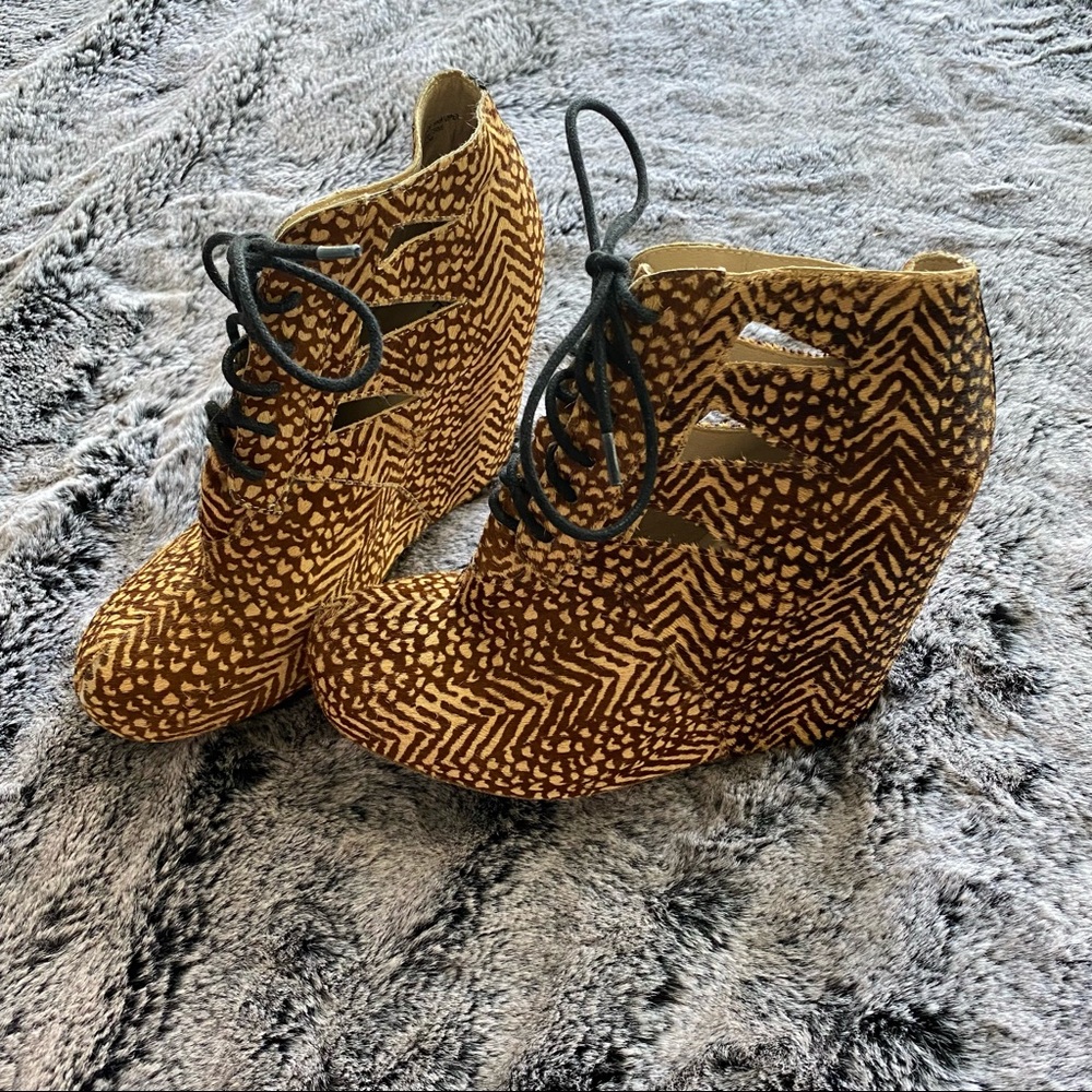 Steve Madden Animal Print Wedges